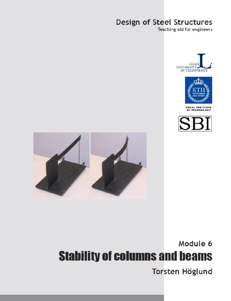 Slu Steel Design Module Design of Steel Structures - Module 6: Design of columns and beams ...